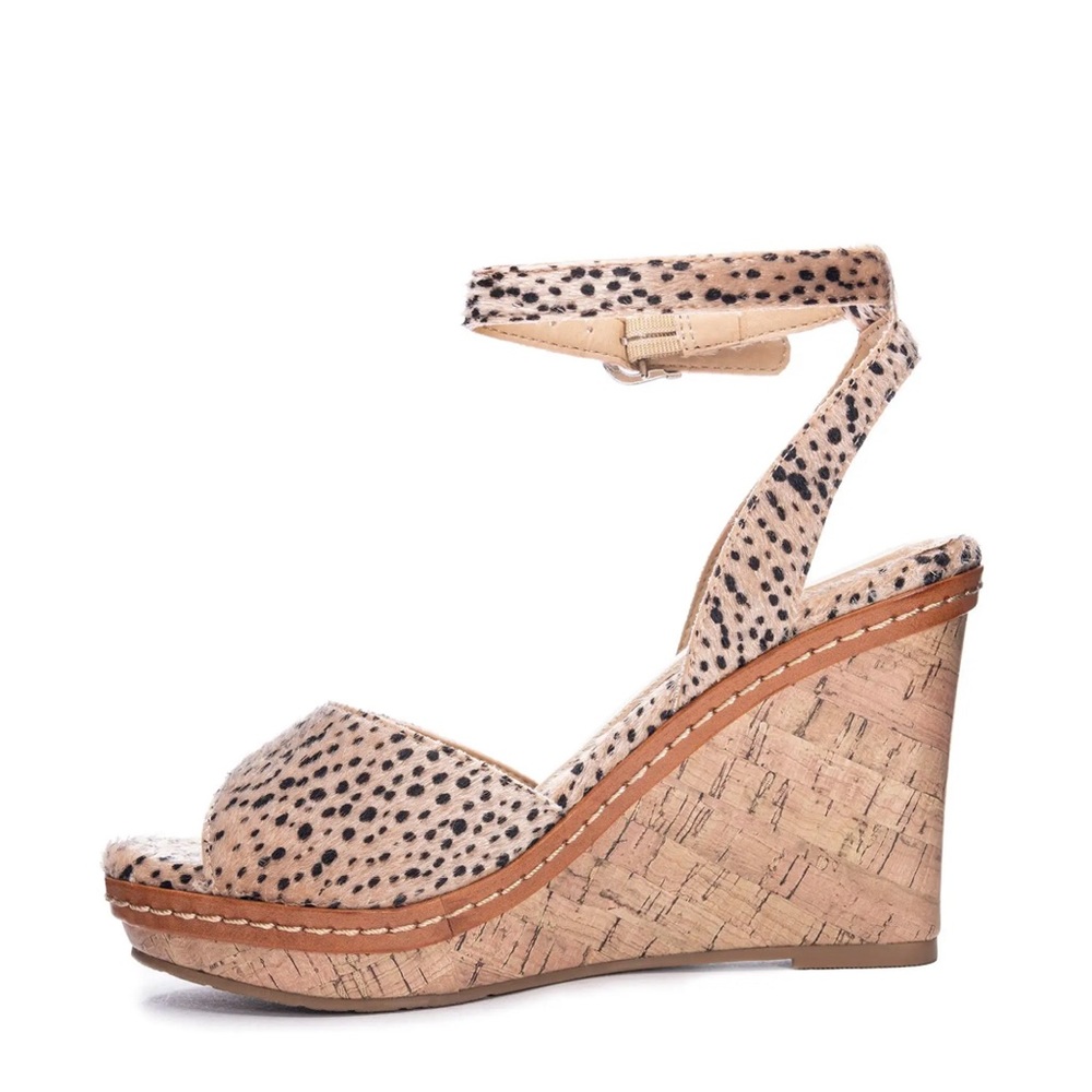 Cheetah Print Wedge